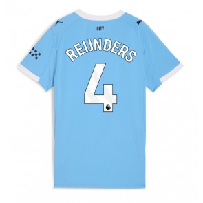 Manchester City Tijjani Reijnders #4 Hjemmebanetrøje Dame 2025-26 Kortærmet